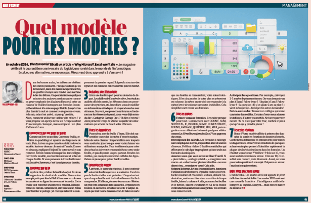 Quel modèle pour les modèles&nbsp;?
